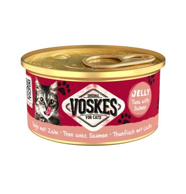 Voskes Kattenvoer Nat Tonijn met Zalm 85gr