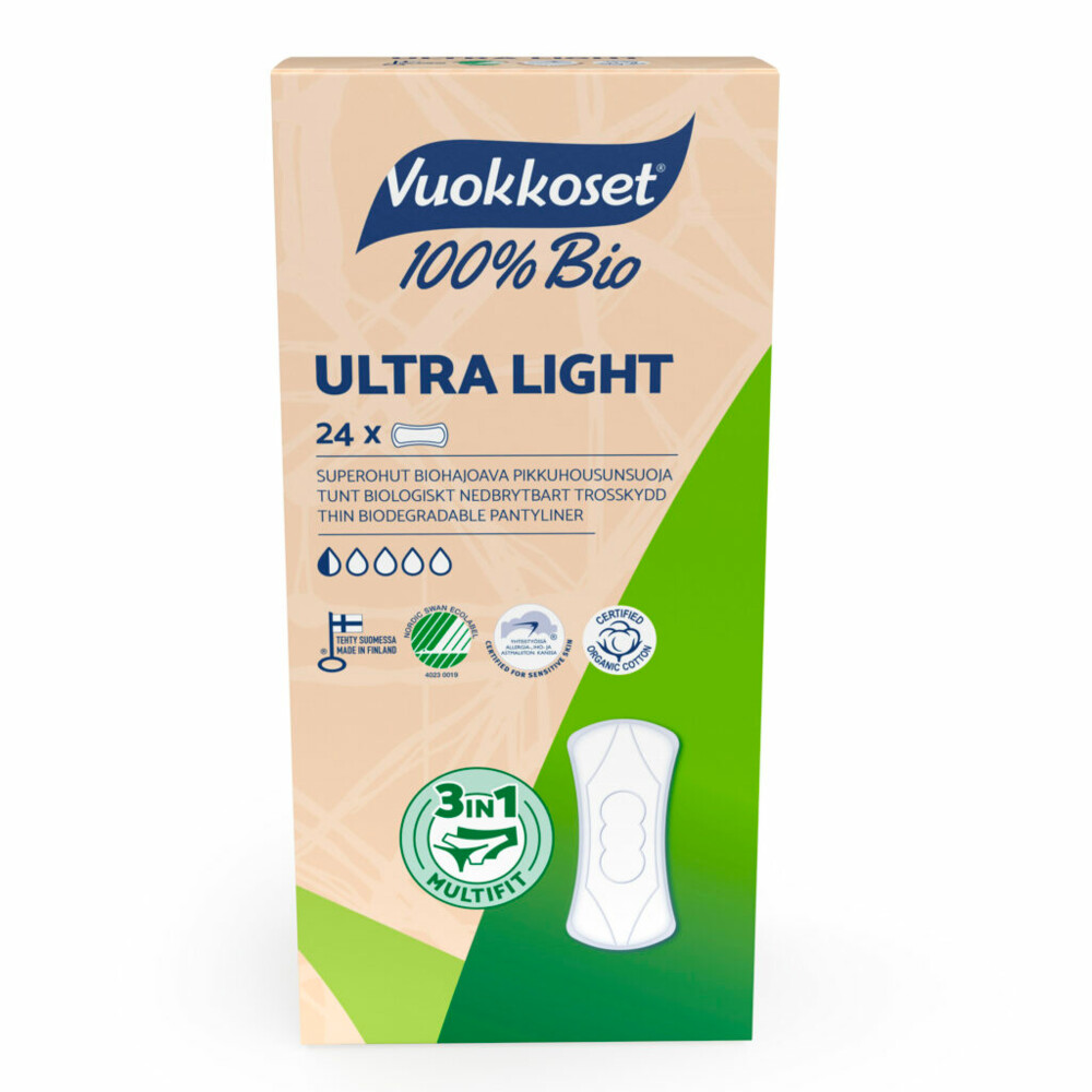 Vuokkoset Bio Inlegkruisjes Ultra Light 24 stuks