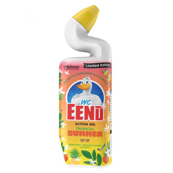 10x WC Eend Action Gel Toiletreiniger Tropical Summer 750 ml