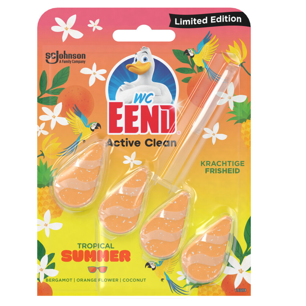 WC Eend Active Clean Toiletblok Tropical Summer 38.6 ml