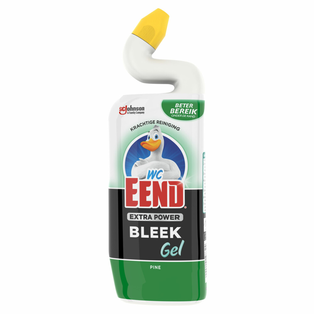 12x WC Eend Extra Power Bleek Gel Dennen 750 ml