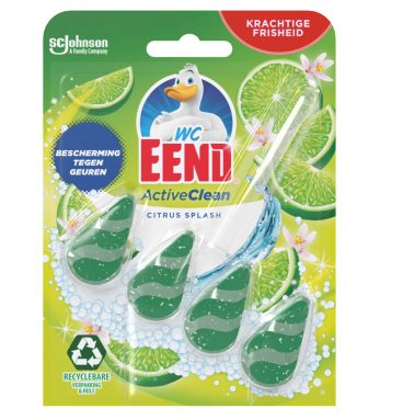 8x WC Eend Toiletblok Active Clean Citrus 38 gr