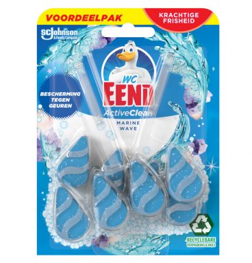 8x WC Eend Toiletblok Active Clean Duopack Marine 77 gr