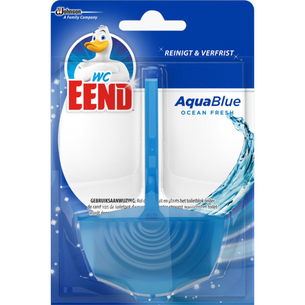 6x WC Eend Toiletblok Aqua Blue 40 GR