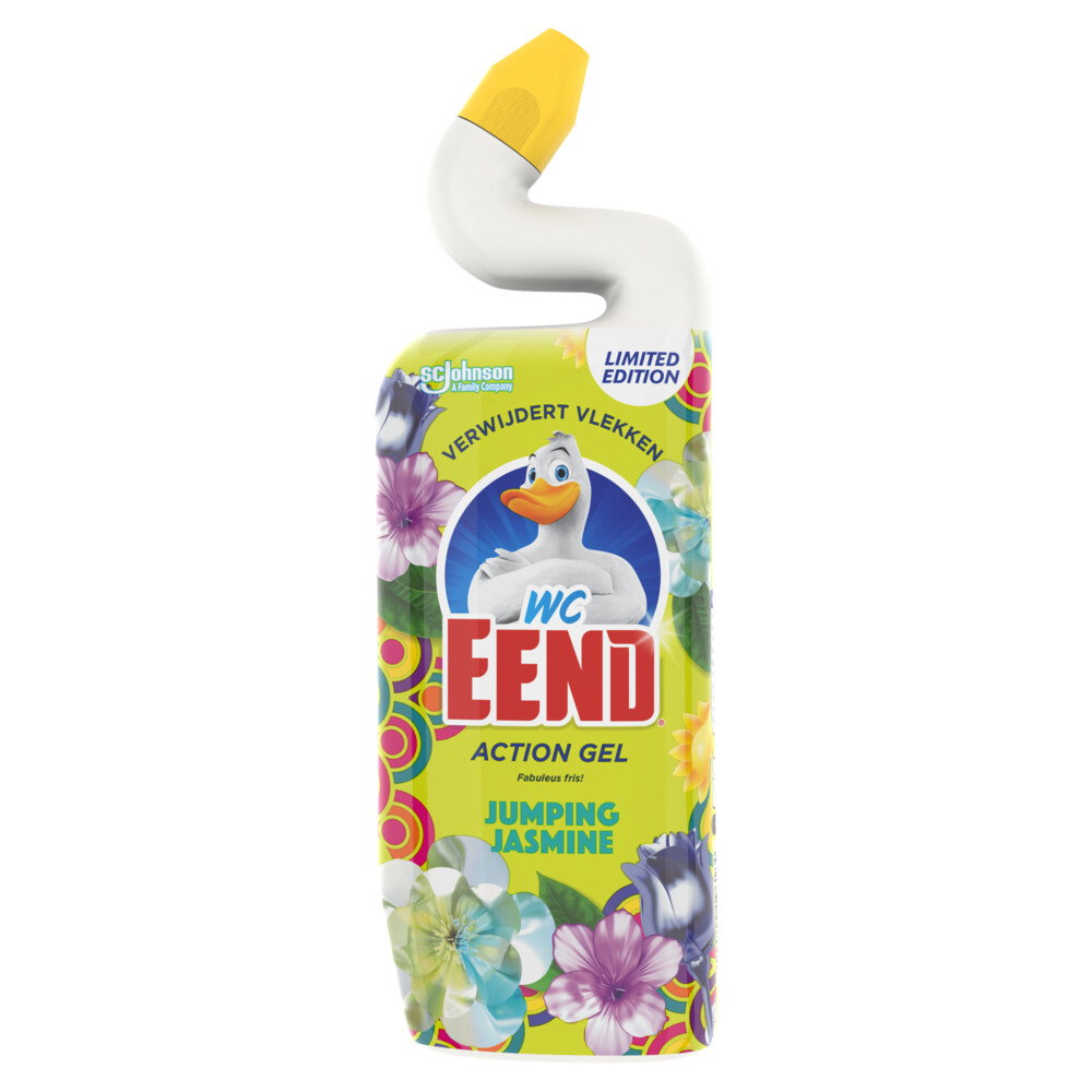 12x WC Eend Toiletreiniger Action Gel Jumping Jasmine 750 ml