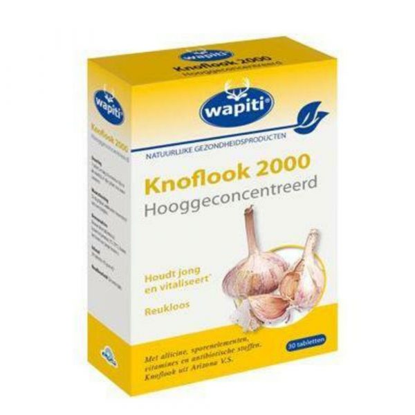 Wapiti Knoflook 2000 30 tabletten