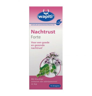 Wapiti Nachtrust Forte 10 dragees