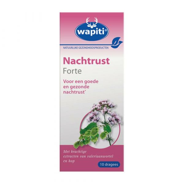 Wapiti Nachtrust Forte 10 dragees