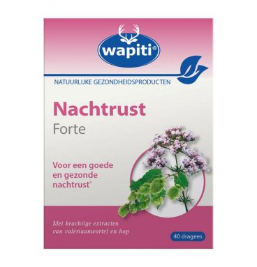 Wapiti Nachtrust Forte 40 dragees