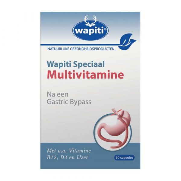 Wapiti Speciaal Multivitamine Na een Gastric Bypass 60 capsules