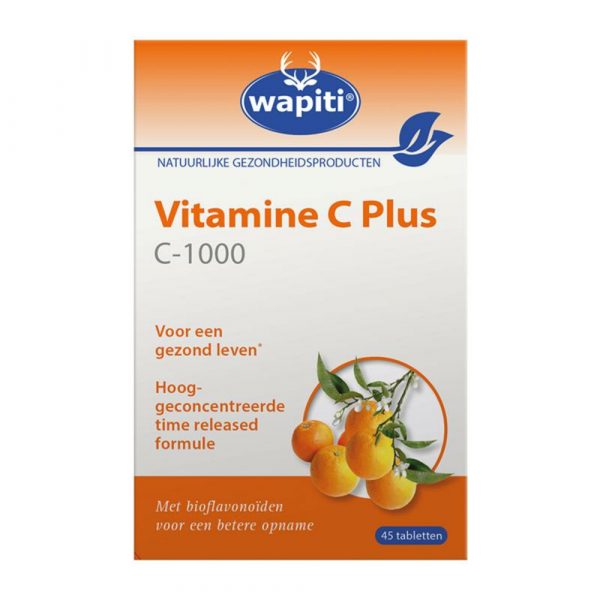 Wapiti Vitamine C Plus 1000 mg 45 tabletten