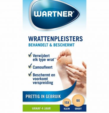 Wartner Wrattenpleister 24 stuks