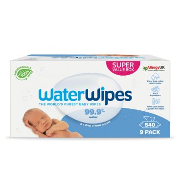 2x WaterWipes Billendoekjes 9 x 60 stuks = 540 doekjes