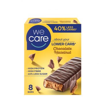 3x WeCare Lower Carb Reep Chocolade - Hazelnoot 160 gr