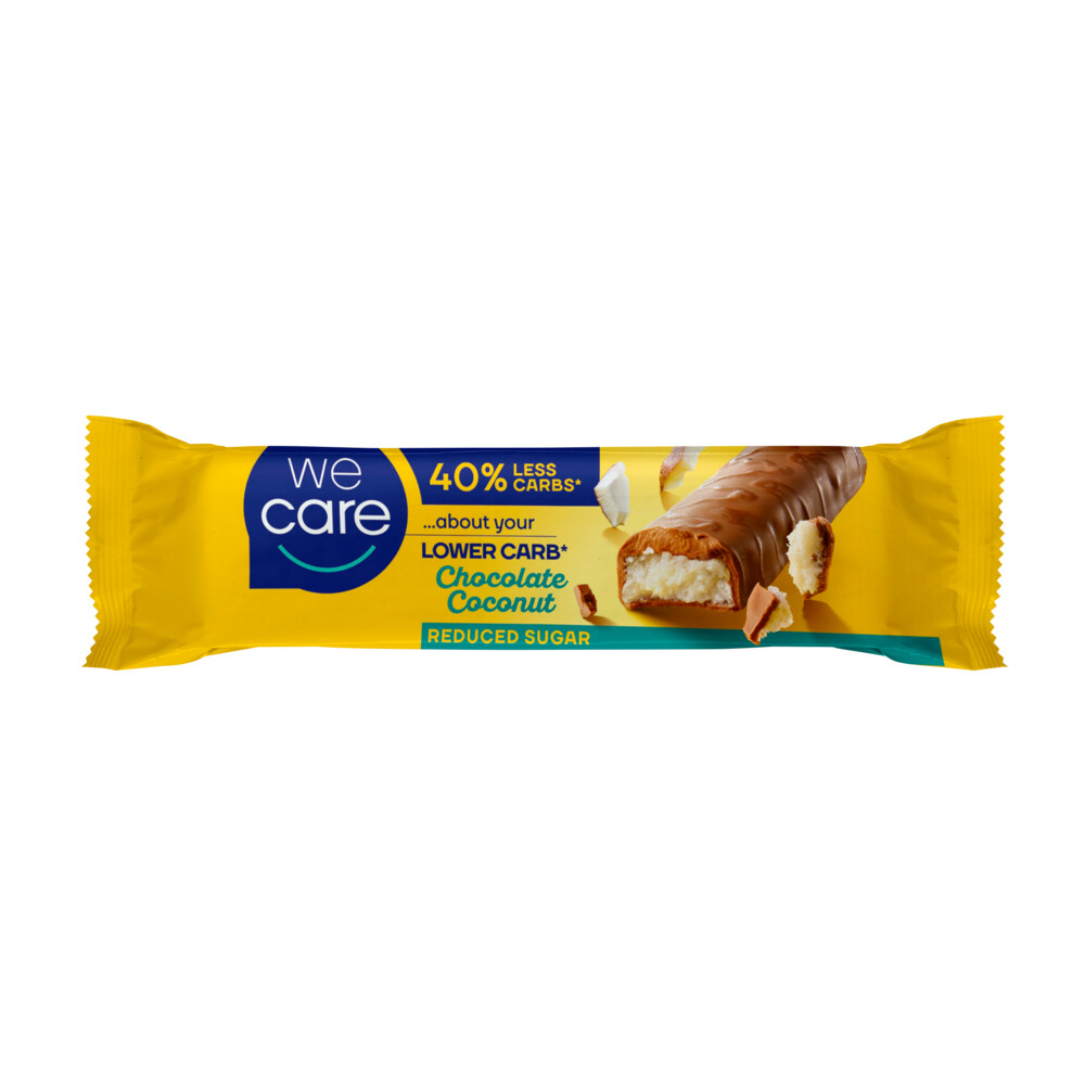 8x WeCare Lower Carb Reep Chocolate Coconut 35 gr