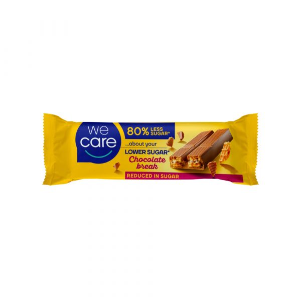 7x WeCare Lower Sugar Reep Chocolate Break 64