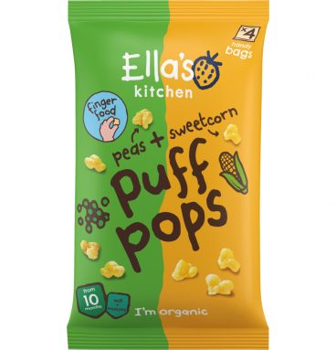 Ella's kitchen Gepoft Smikkelsnacks 10+ m Ewrt&Mais 4 x 9 gr