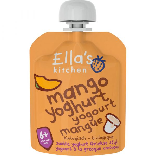 Ella's kitchen Yoghurt Griekse Stijl 6+ m Mango 90 gr