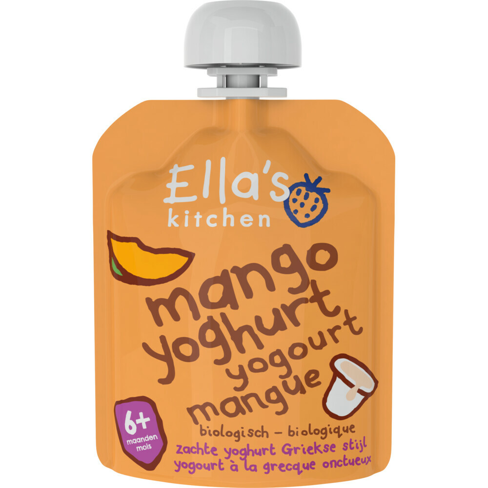 Ella's kitchen Yoghurt Griekse Stijl 6+ m Mango 90 gr