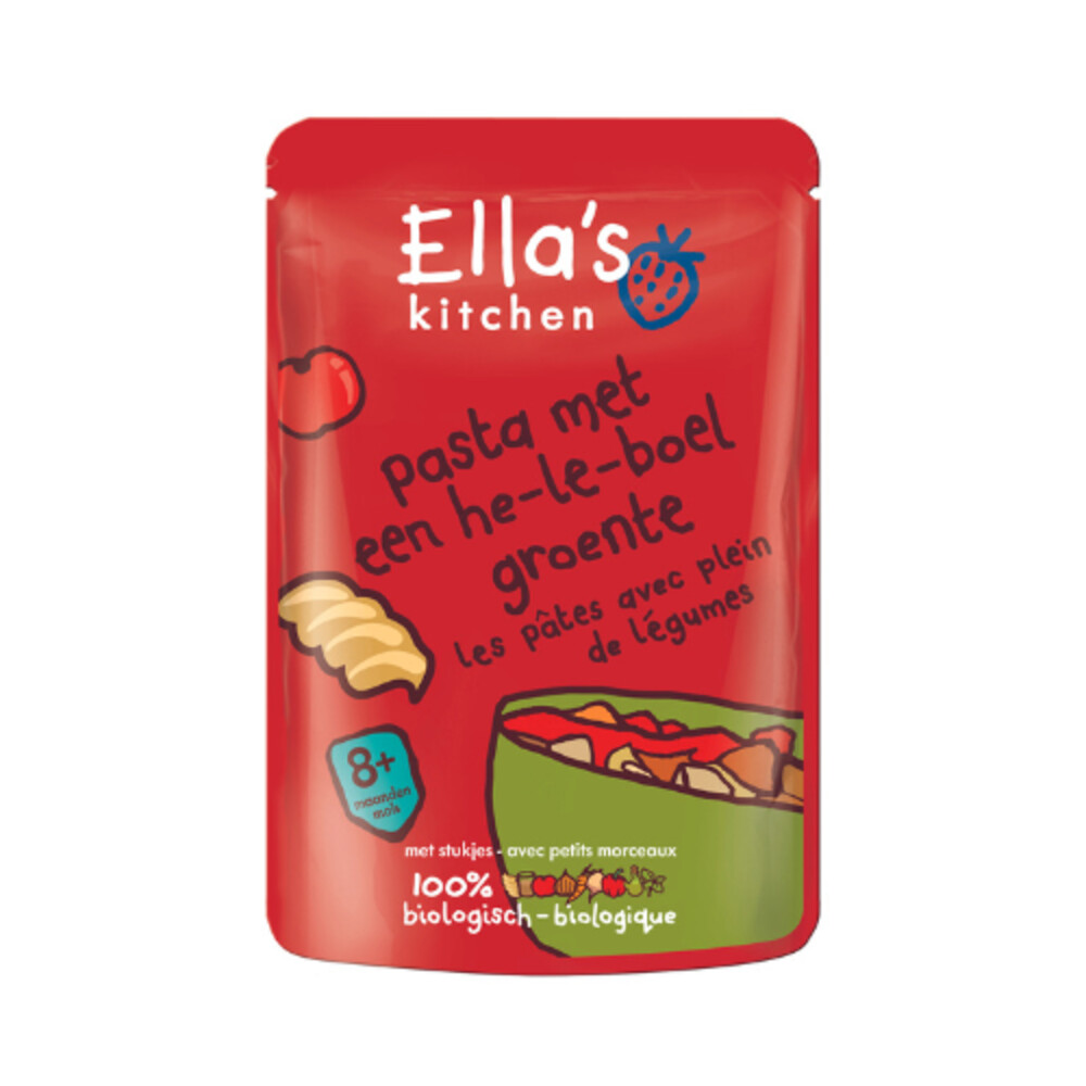 Ella's kitchen Pasta met een heleboel groente 8+ m 190 gr