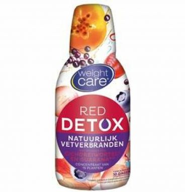 6x Weight Care Detox Rood 500 ml