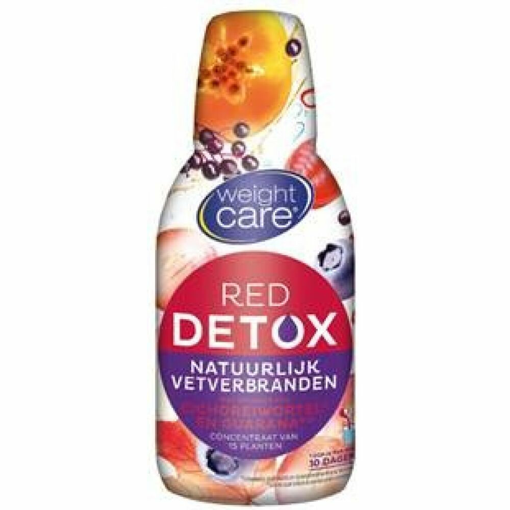 6x Weight Care Detox Rood 500 ml