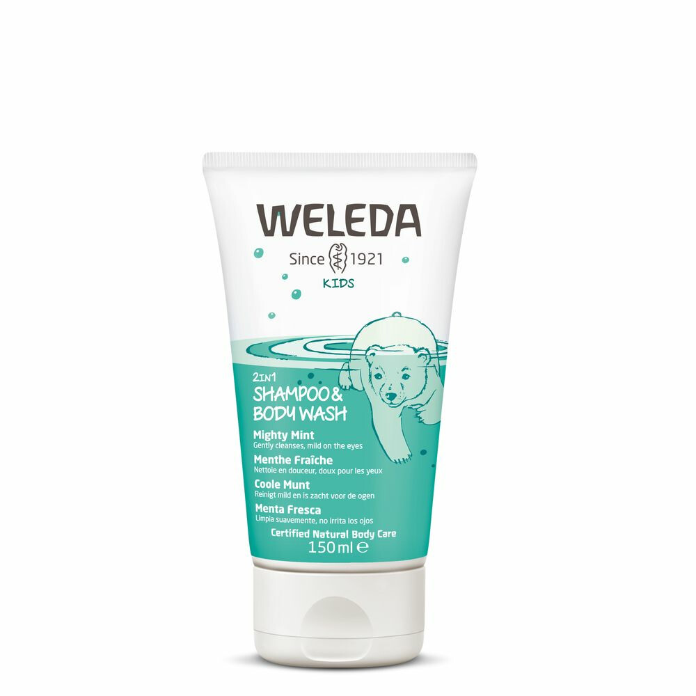 Weleda Shampoo&BodyWash Coole Munt Kids2-in-1 150 ml