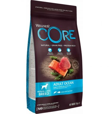 4x Wellness Core Hondenvoer Ocean Zalm - Tonijn 1