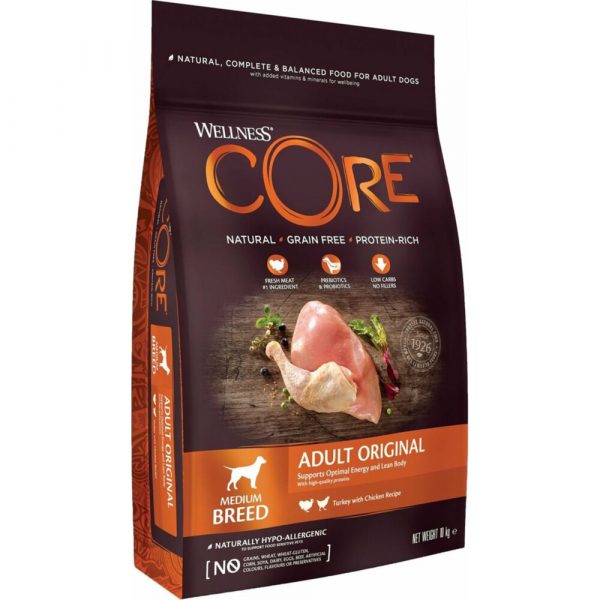 Wellness Core Hondenvoer Original Kalkoen - Kip 10 kg