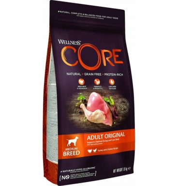 4x Wellness Core Hondenvoer Original Kalkoen - Kip 1