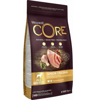 Wellness Core Hondenvoer Senior Kalkoen - Kip 10 kg