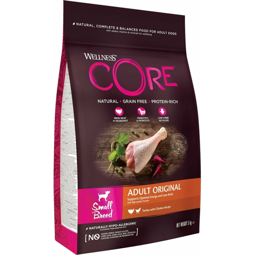 Wellness Core Hondenvoer Small Original Kalkoen 5 kg