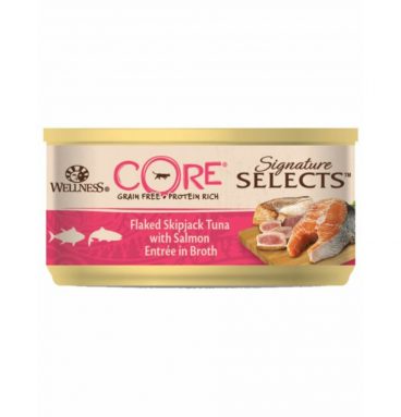 24x Wellness Core Kattenvoer Signature Selects Flaked Tonijn - Zalm 79 gr