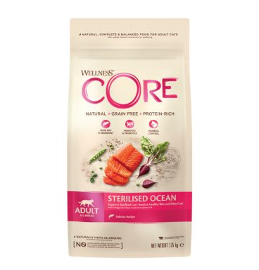 4x Wellness Core Kattenvoer Sterilised Zalm 1