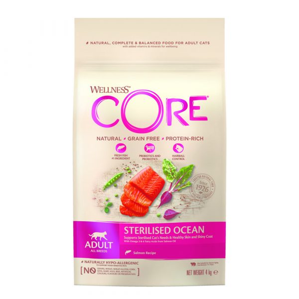 Wellness Core Kattenvoer Sterilised Zalm 4 kg