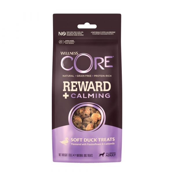 8x Wellness Core Reward+ Treats Duck Calming 170 gr