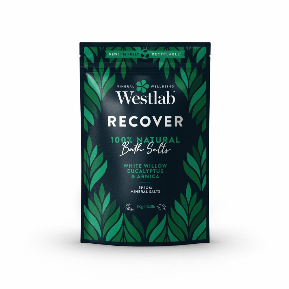 Westlab 100% Natuurlijk Badzout Recover 1000 gr