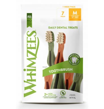 Whimzees Toothbrush Star Medium Voordeelverpakking 7 stuks