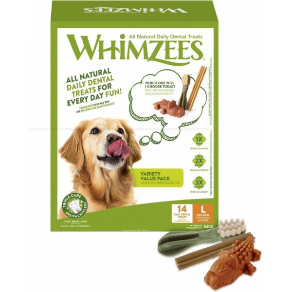 Whimzees Variety Voordeelverpakking Large 14 stuks