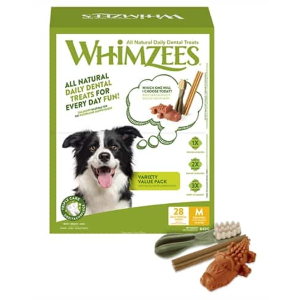 Whimzees Variety Voordeelverpakking Medium 28 stuks