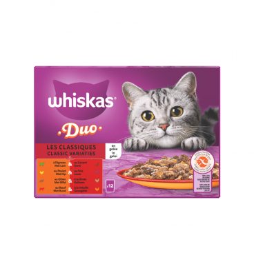 Whiskas Duo Senior Classic Variaties Multipack 12 x 85 gr