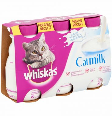 5x Whiskas Kattenmelk Flesje 3 x 200 ml