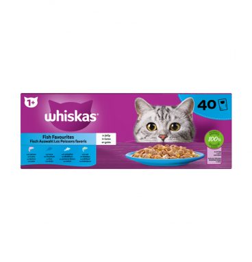 Whiskas Pouch Adult Vis in Gelei 40 x 85 gr