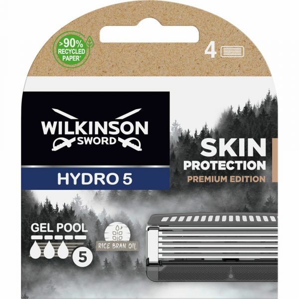 10x Wilkinson Scheermesjes Hydro 5 Blades Skin Protection Premium Edition 4 stuks