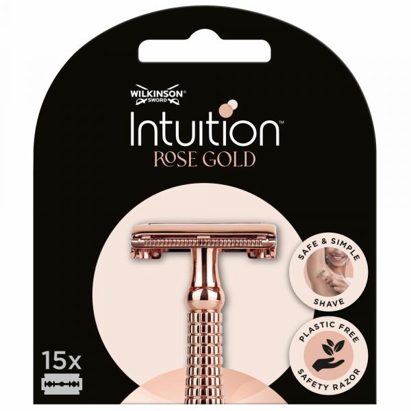 Wilkinson Woman Intuition Safety Scheermesjes Rose Gold 15 stuks