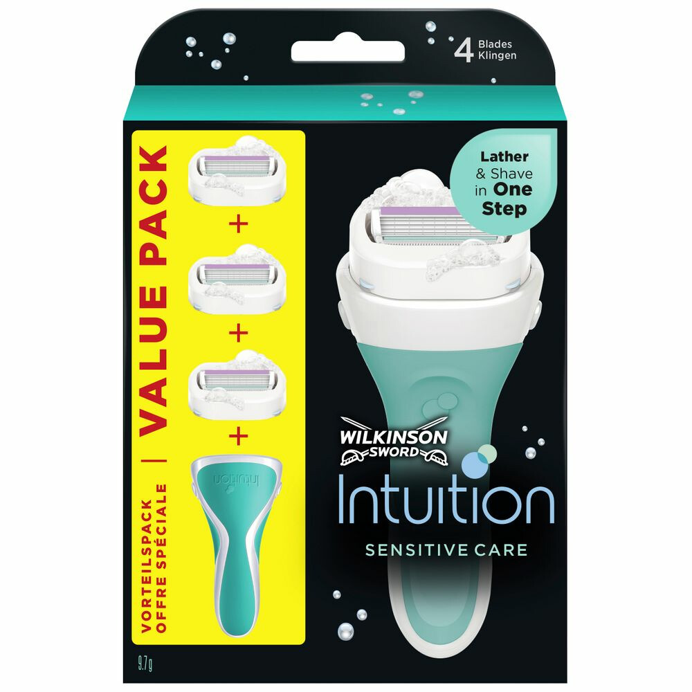 5x Wilkinson Woman Scheermes Voordeelverpakking Intuition Sensitive Care 1 set