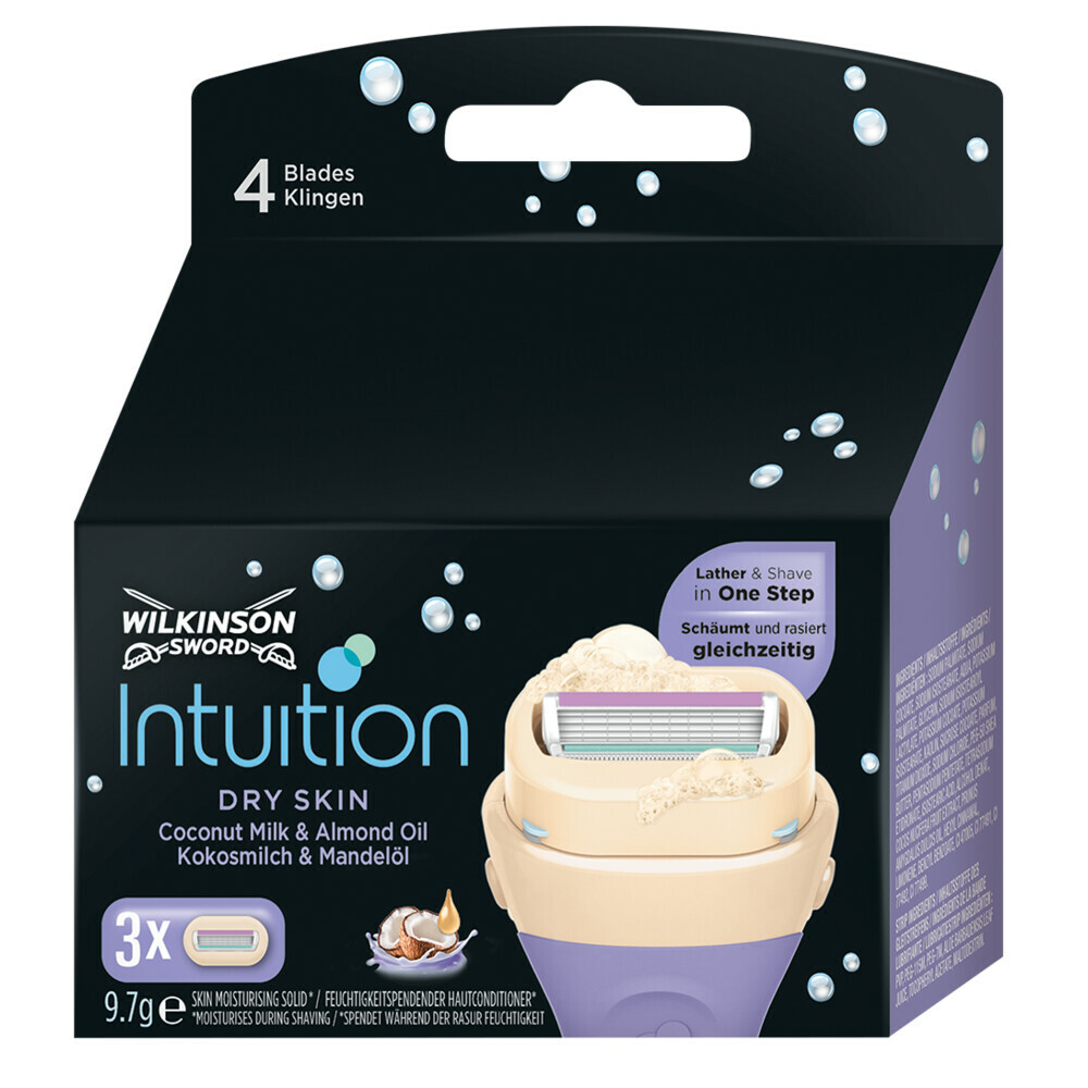 Wilkinson Woman Scheermesjes Intuition Dry Skin 3 stuks