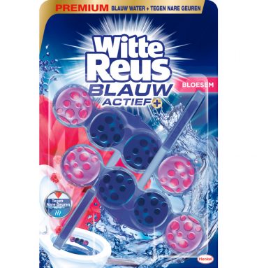 Witte Reus Toiletblok Blauw Actief Bloesem 2 stuks