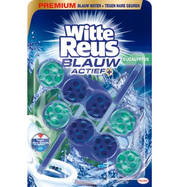 Witte Reus Toiletblok Blauw Actief Eucalyptus 2 stuks