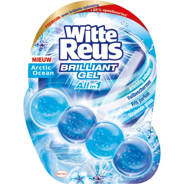 11x Witte Reus Toiletblok Brilliant Gel Arctic Ocean